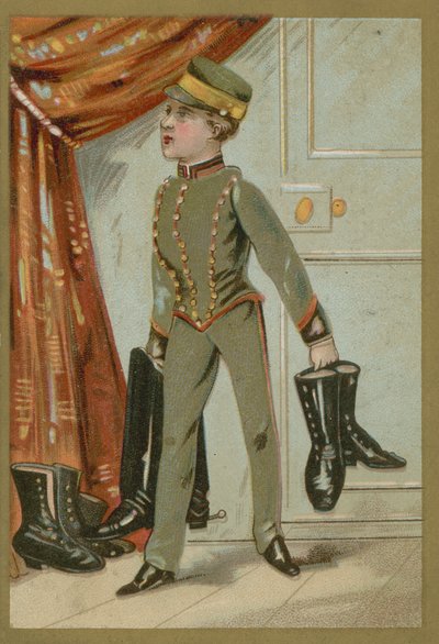 Ragazzo delle scarpe da European School