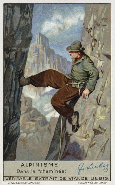 Arrampicata in un camino da European School