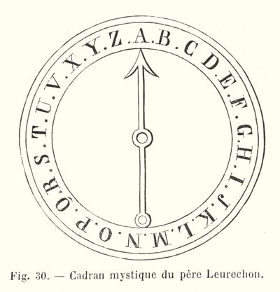 Cadran mystique du pere Leurechon (incisione) da European School