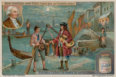 Carlo Goldoni in Il gondoliere veneziano o gli amanti disprezzati da European School