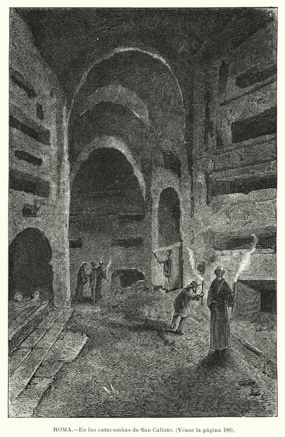Catacombe di San Callisto, Roma, Italia da European School