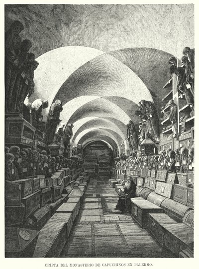 Catacombe del Monastero dei Cappuccini, Palermo, Sicilia, Italia da European School