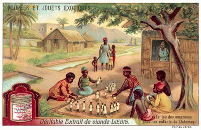 Bambini che giocano ad Amazzoni a Dahomey da European School