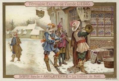 Vigilia di Natale in Inghilterra, XVIII secolo da European School