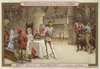 Festa di Natale, Germania, XV secolo da European School
