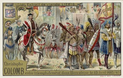 Cristoforo Colombo entra trionfante a Barcellona, 15 aprile 1493 da European School