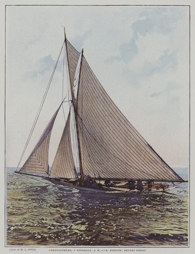 Chrysanthemum, barca a vela da 5 tonnellate al largo di Pornic, Bretagna da European School