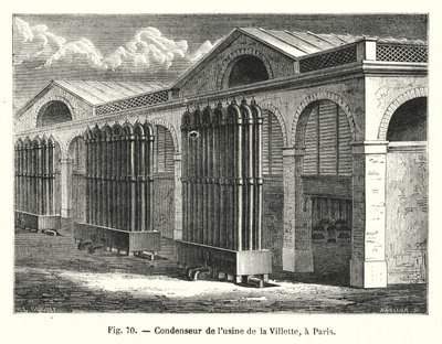 Condensatore della fabbrica di La Villette, a Parigi da European School