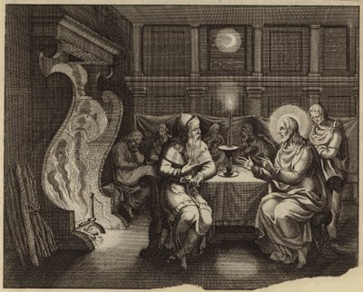 Conversazione di Gesù Cristo e Nicodemo da European School