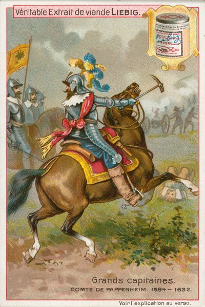 Conte di Pappenheim, carta Liebig, inizio XX secolo (cromo) da European School