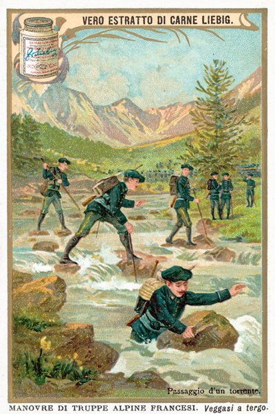 Attraversamento di un torrente di montagna da European School