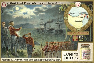 Attraversamento dello Stretto di Messina nella notte del 19-20 agosto 1860 da European School