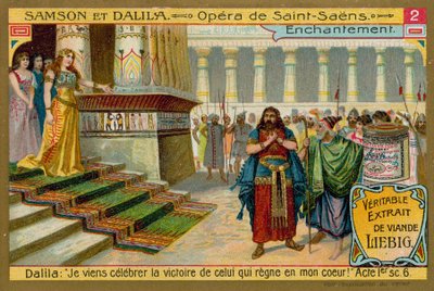 Dalila dichiara il suo amore per Sansone da European School