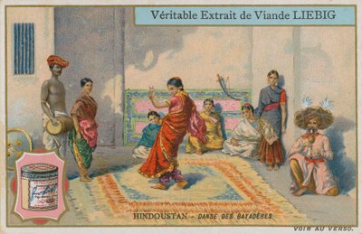 Danza delle ballerine in Hindustan da European School