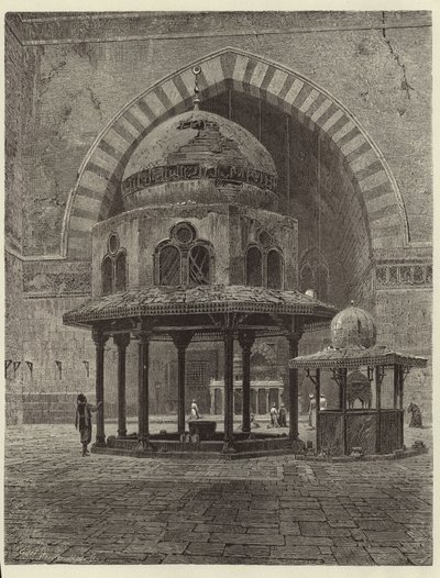 Egitto - Interno della moschea del sultano Hassan da European School