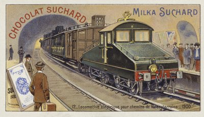 Locomotiva elettrica per ferrovie sotterranee, 1900 da European School