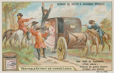 Carrozza Inglese del XVII Secolo Assalita dai Briganti da European School
