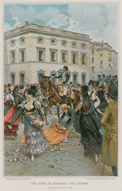 Ingresso di Ferdinando a Madrid da European School
