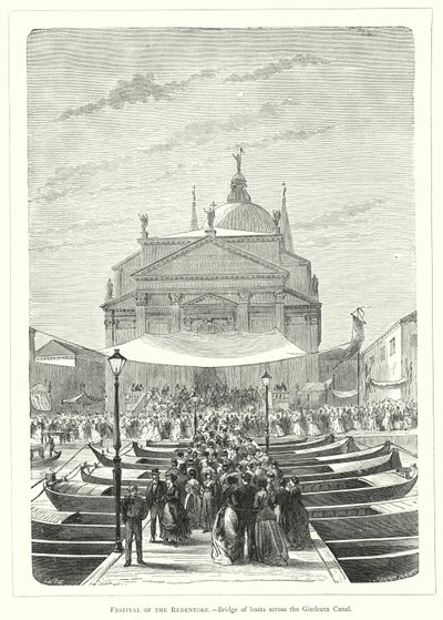 Festa del Redentore, Ponte di Barche sul Canale della Giudecca da European School