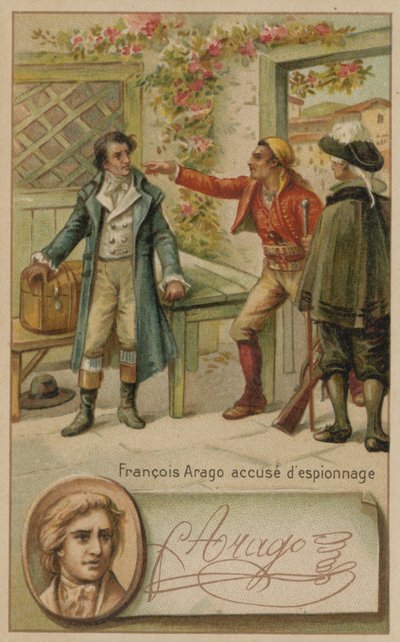Scienziato francese François Arago accusato di spionaggio dagli spagnoli, Maiorca, 1808 da European School
