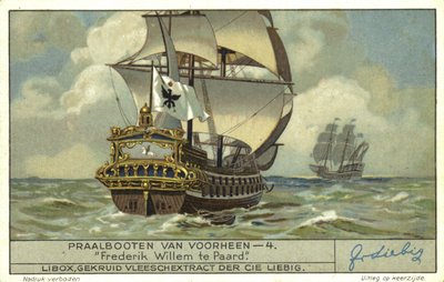 Friedrich Wilhelm zu Pferde, nave ammiraglia della Marina del Brandeburgo, XVI secolo da European School