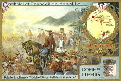Garibaldi impegna le sue riserve, Battaglia del Volturno, Italia, 1 ottobre 1860 da European School