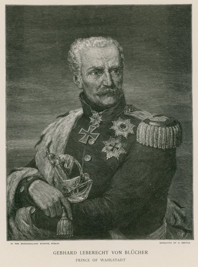 Gebhard Leberecht von Blucher, Principe di Wahlstadt da European School