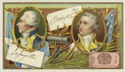 Gilbert du Motier, Marchese de Lafayette, e George Washington da European School