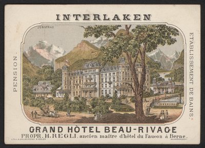 Grand Hotel Beau-Rivage, Interlaken da European School