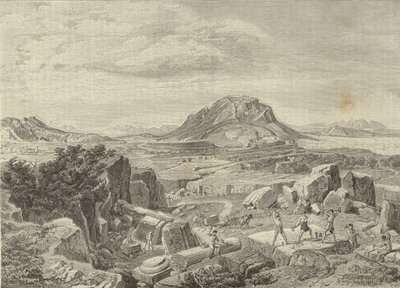 Corinto, vista da una cava, Grecia da European School