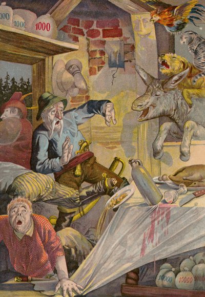 I racconti dei Grimm: I musicisti di Brema (cromolito) da European School