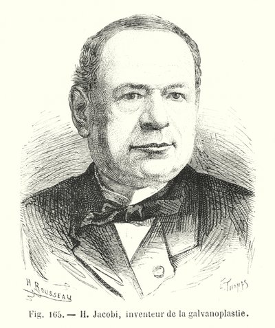 H Jacobi, inventore della galvanoplastica da European School