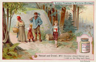 Hansel e Gretel: Hansel lascia una scia di ciottoli per trovare la strada di casa da European School