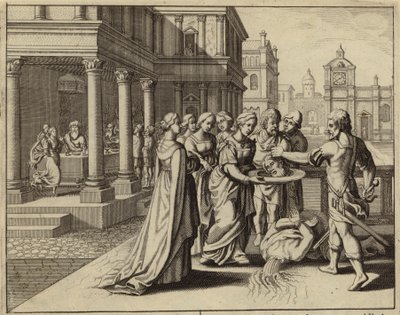 Erodiade riceve la testa di Giovanni Battista da European School