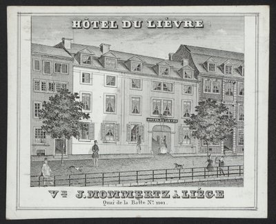 Hotel Du Lievre, J Mommertz, Liegi da European School