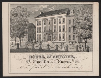 Hotel St Antoine, Anversa, J C Spaenhoven da European School