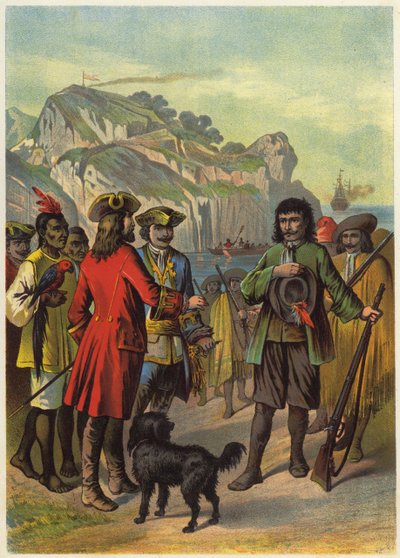 Illustrazione per Robinson Crusoe da European School