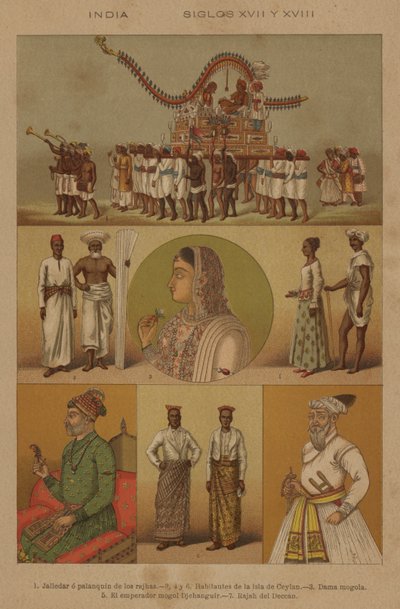 India, Secoli XVII e XVIII da European School