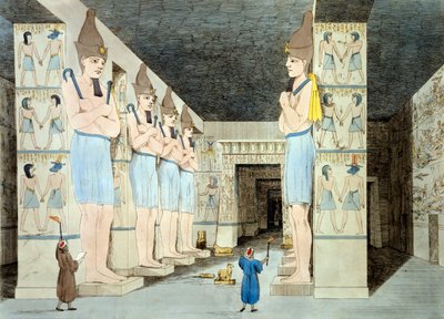 Interno del Tempio di Ramesse ad Abu Simbel da European School