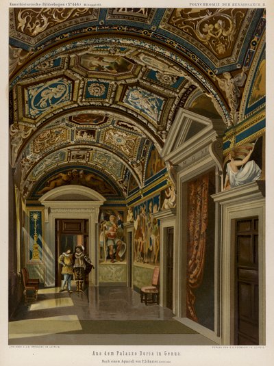Interno del Palazzo Doria, Genova, Italia da European School