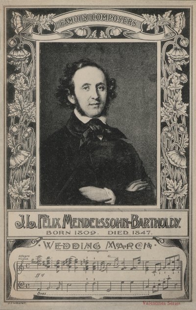 J L Felix Mendelssohn-Bartholdy, Ritratto da European School