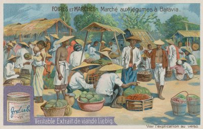 Mercato delle Verdure a Giacarta da European School