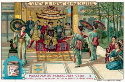 Geishe giapponesi che danzano per un principe cinese da European School