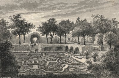Giardini ricamati delle Tuileries sotto Enrico IV da European School