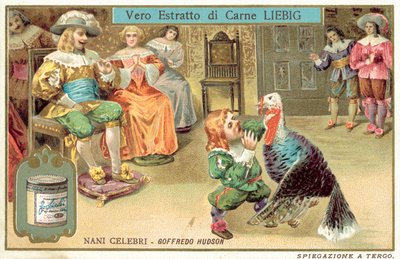 Jeffrey Hudson, nano e giullare di corte inglese alla corte di Re Carlo I e Regina Enrichetta Maria da European School