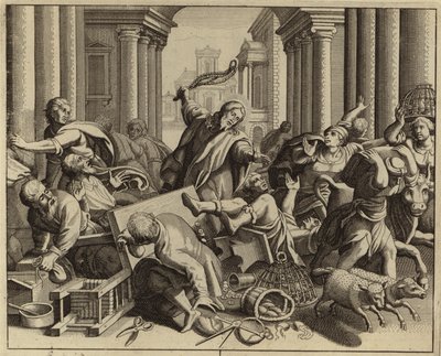 Gesù Cristo scaccia i cambiavalute dal Tempio da European School