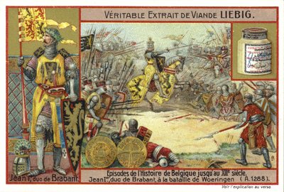Giovanni I, duca di Brabante, alla Battaglia di Woeringen, 1288 da European School