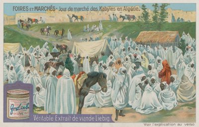 Giorno di Mercato Kabyle in Algeria da European School