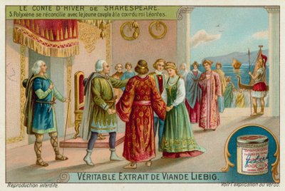 Il re Polissene si riconcilia con Perdita e il principe Florizel da European School