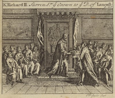 Re Riccardo II cede la corona d
